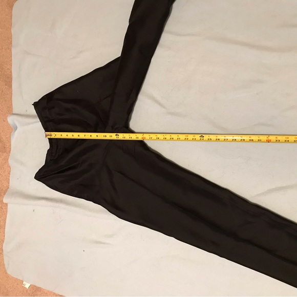 Talbots Black Silk Career Pants - Picture 7 of 8